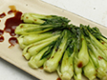 Chinese cabbage with oyster sauce