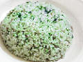 White basil seeds fried rice