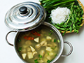 Bamboo shoot hot-pot