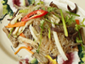 Singapore stir-fried glass noodle