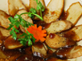 King oyster mushroom with oyster sauce