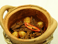 Braised mushroom with potato