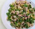 Fresh bean salad