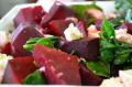 Fresh beetroot salad